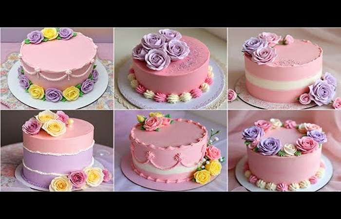 Kue ulang tahun rumahan lembut dan elegan cocok untuk keluarga.