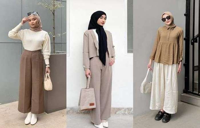 Ilustrasi gaya mix and match baju wanita kekinian yang stylish dan sesuai tone kulit, cocok untuk inspirasi OOTD harian.