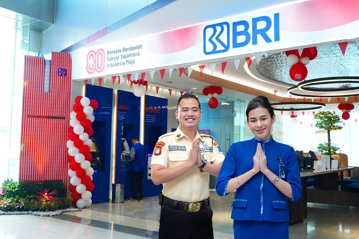 BRI mendukung UMKM di HUT RI ke 80, kontribusi nyata BRI bantu rakyat naik kelas dan sejahtera, bukti peran bank rakyat sejati.