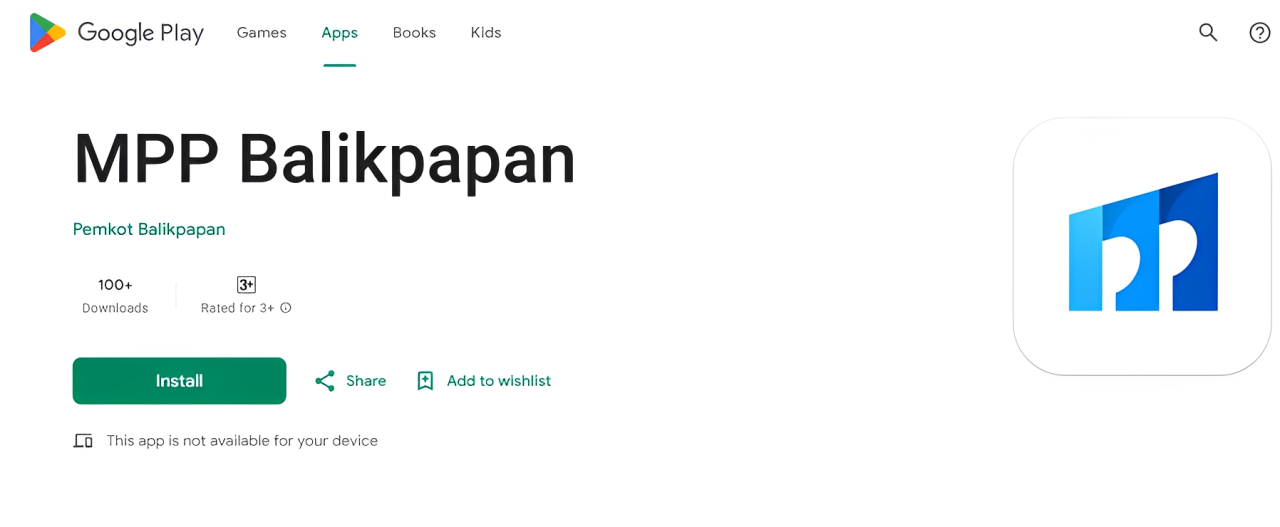 Aplikasi MPP Balikpapan.