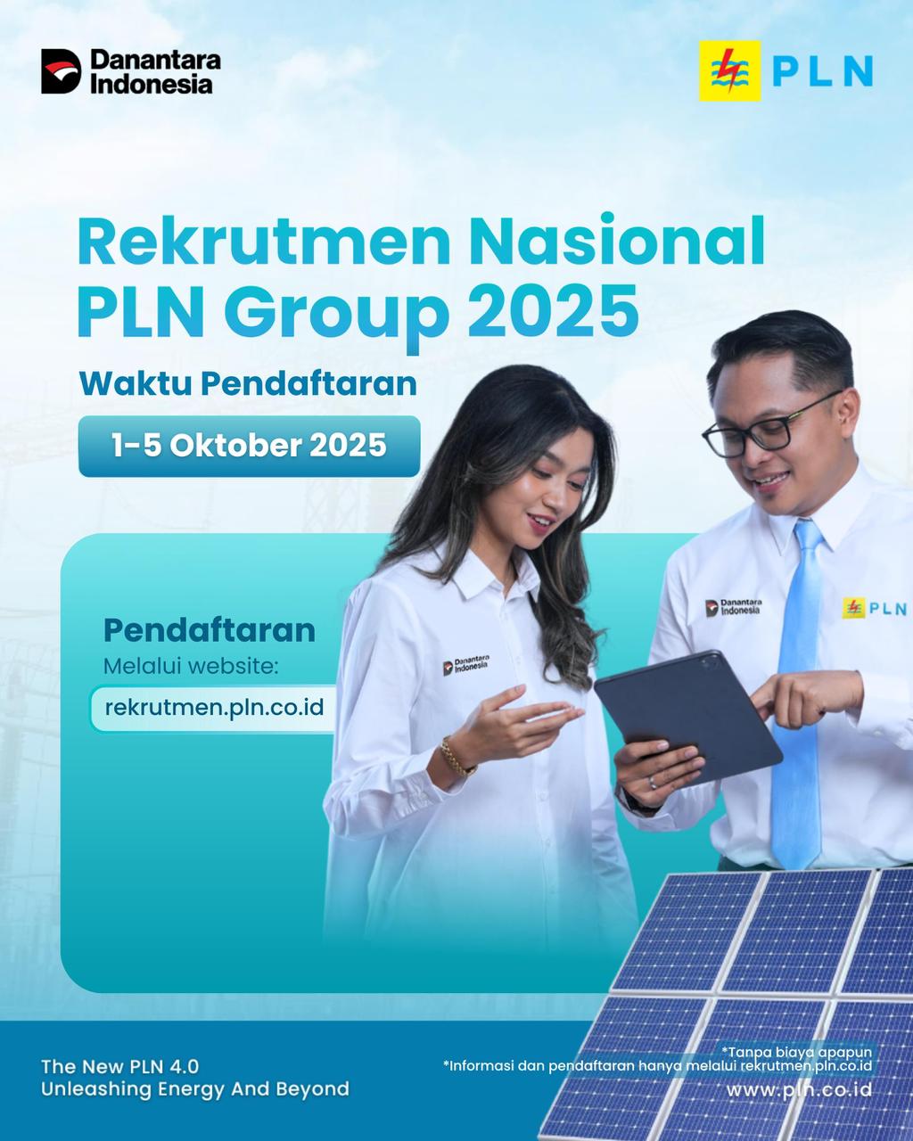 PLN Tegaskan Rekrutmen Nasional 2025 Tanpa Pungutan Biaya, Puluhan Ribu Pelamar Antusias Mendaftar!