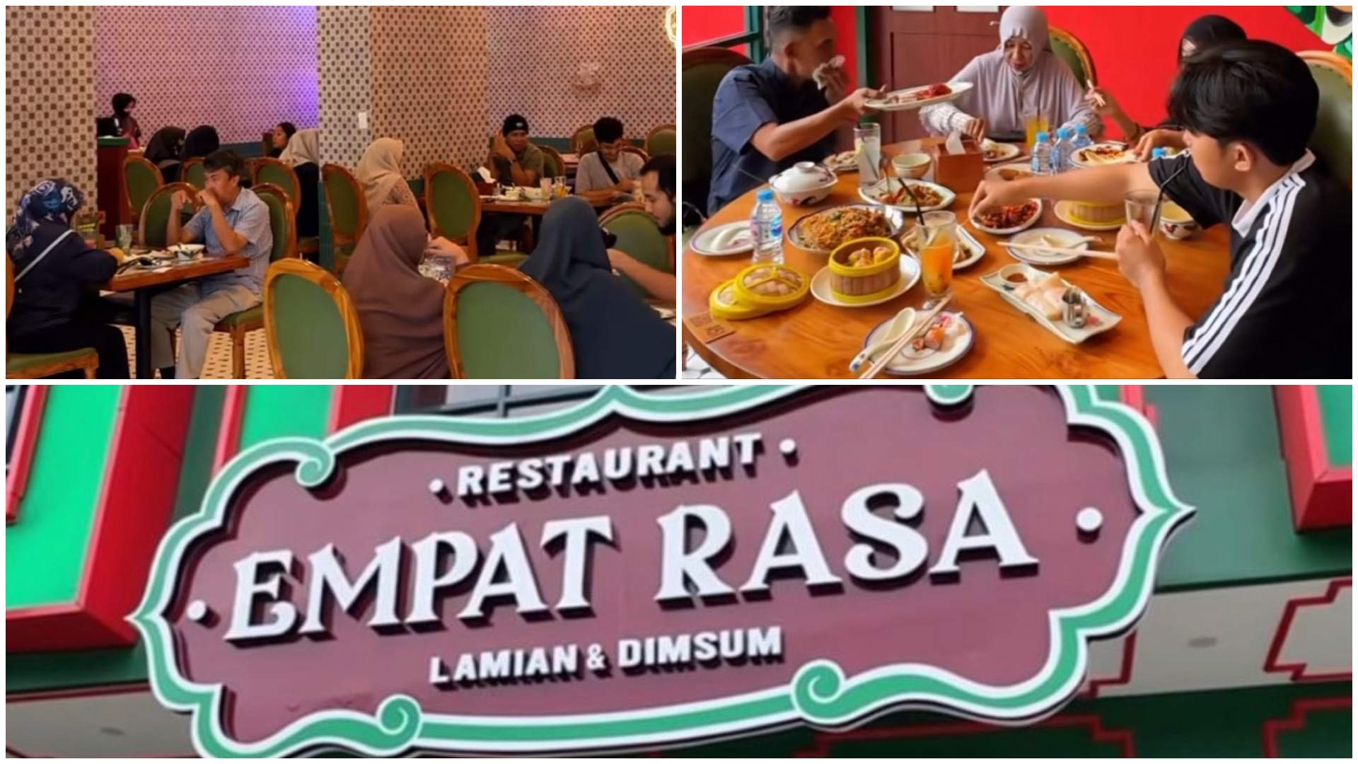 Suasana hangat keluarga saat menikmati hidangan oriental di Resto Lamian 4 Rasa Balikpapan, tempat makan favorit untuk rayakan momen spesial.