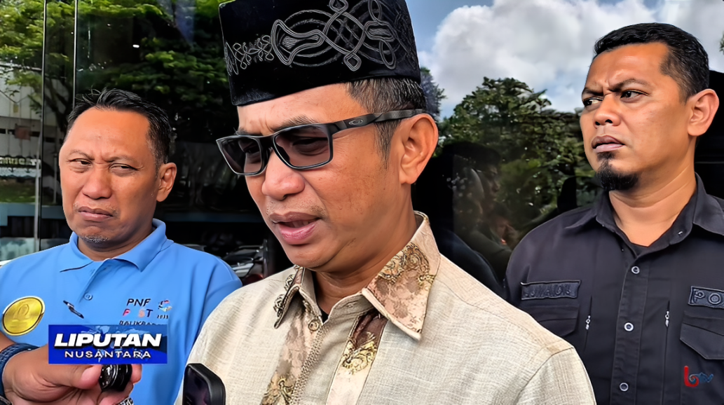 Wali Kota Balikpapan Rahmad Masud menjelaskan dampak penggunaan media sosial pada anak-anak di BSCC Dome, Rabu (1 Oktober 2025).