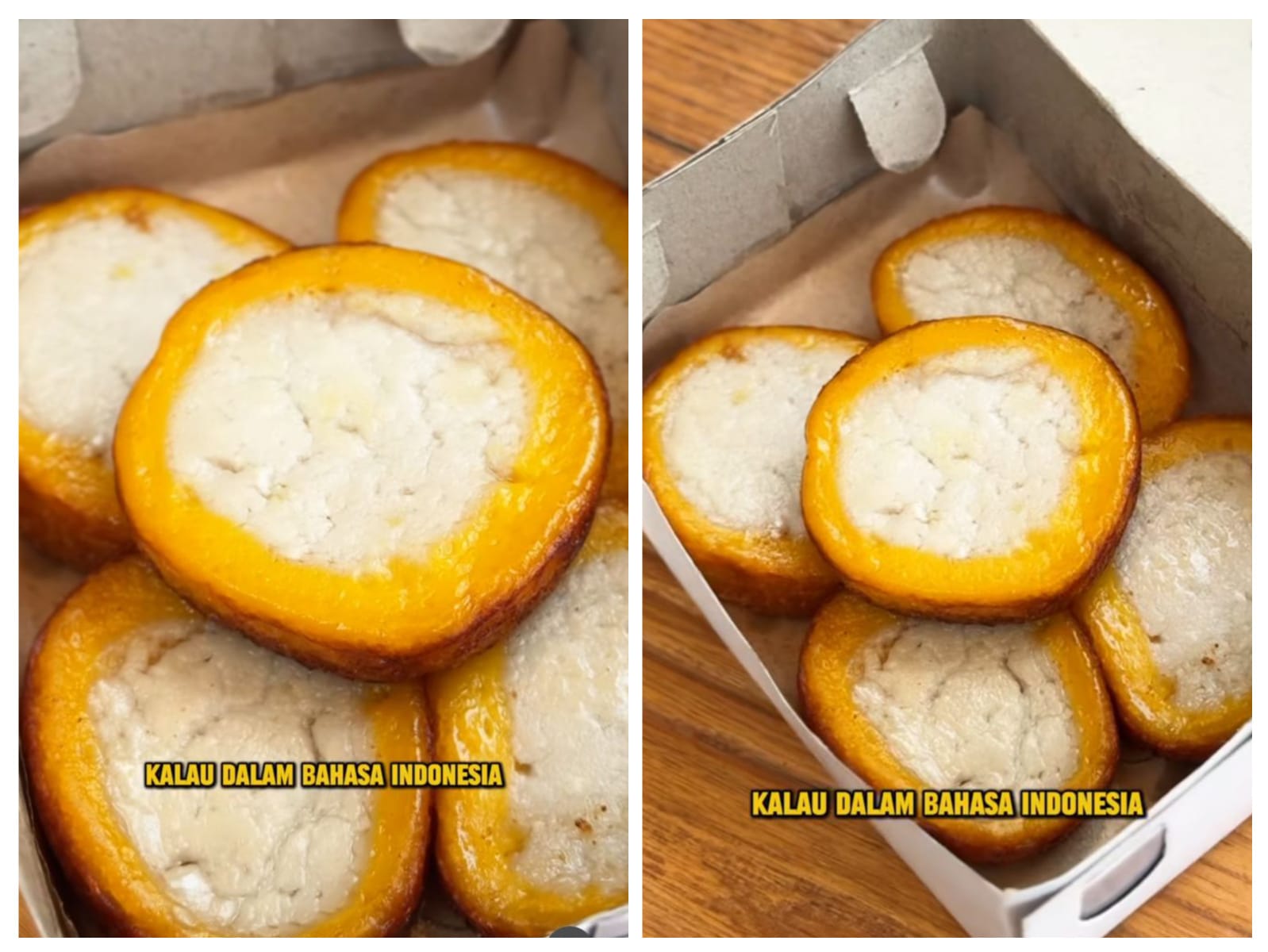 Potongan bingka waluh lembut dengan lapisan telala gurih, khas Banjar, hasil karya UMKM Balikpapan yang siap menggoyang lidah.