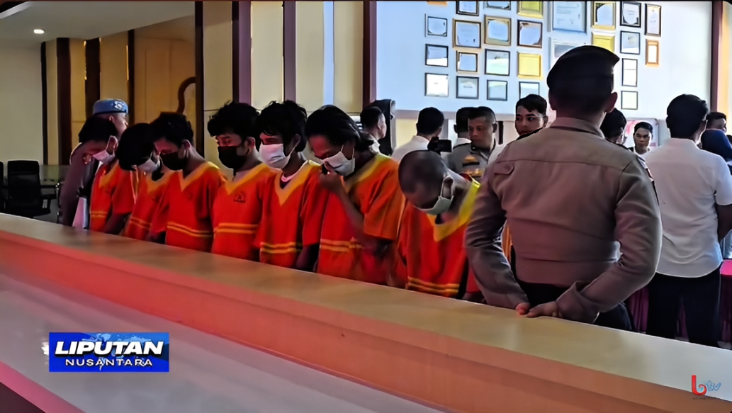 Para pelaku curanmor yang berhasil diamankan Polresta Balikpapan.