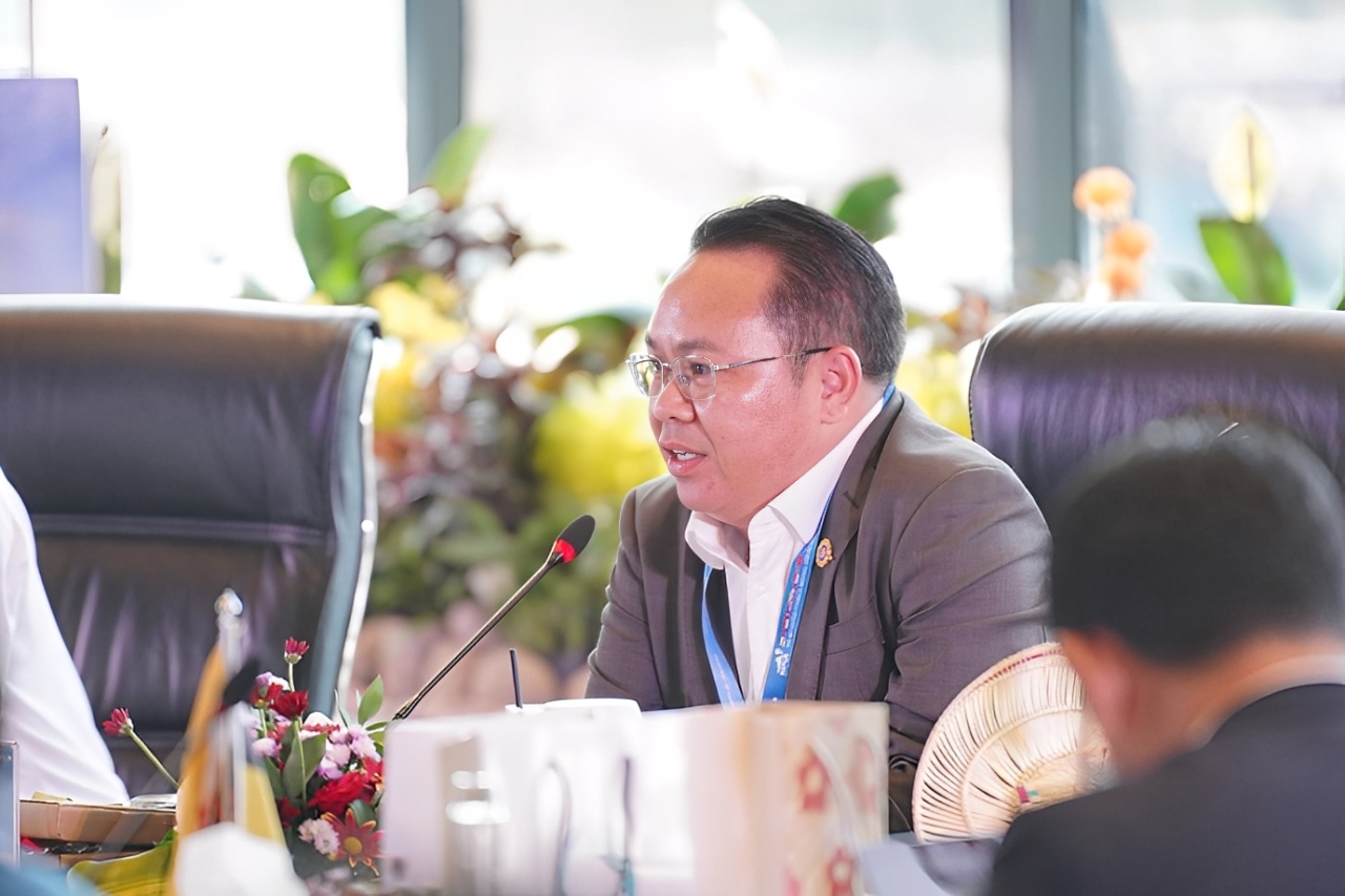 Managing Director Electricit&eacute; du Laos, Akhomdeth Vongsay, Jumat (3 Oktober 2025).