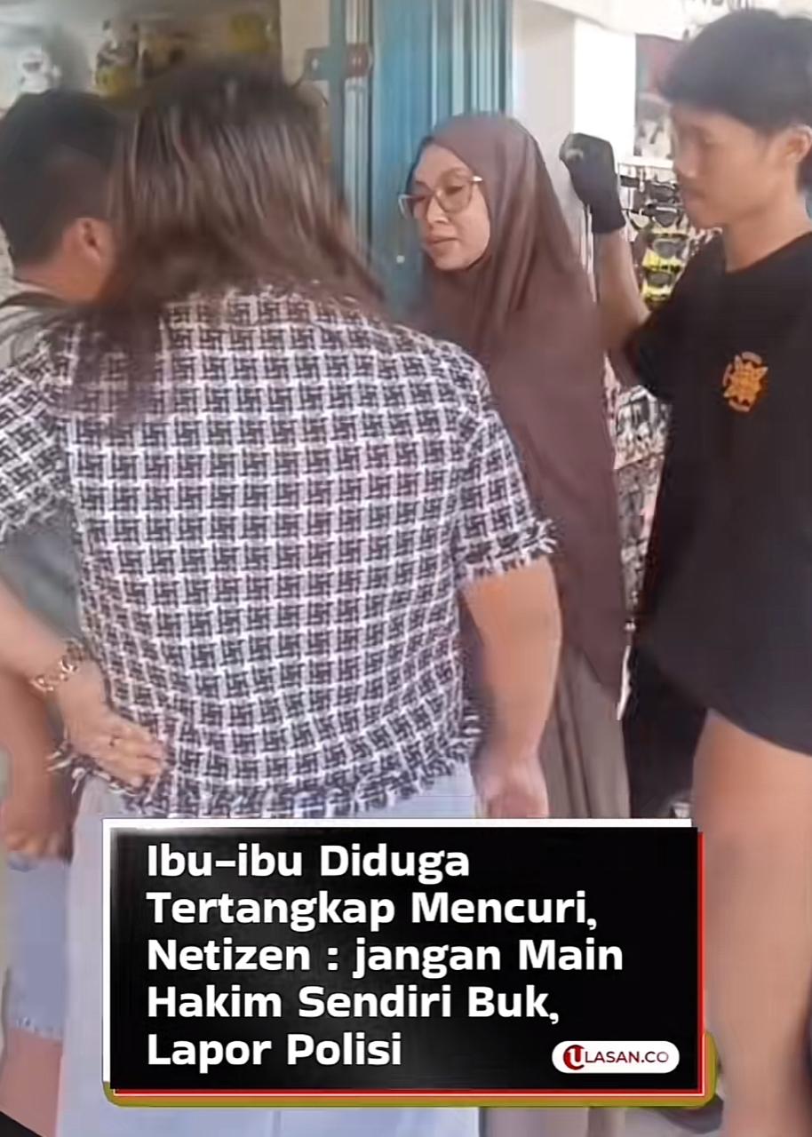 Perempuan berhijab, suasana tegang saat pemilik toko datang marah &mdash; momen viral penuh emosi.