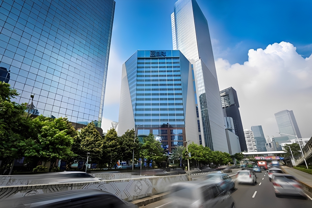 Ilustrasi gedung Bank Rakyat Indonesia (BRI).
