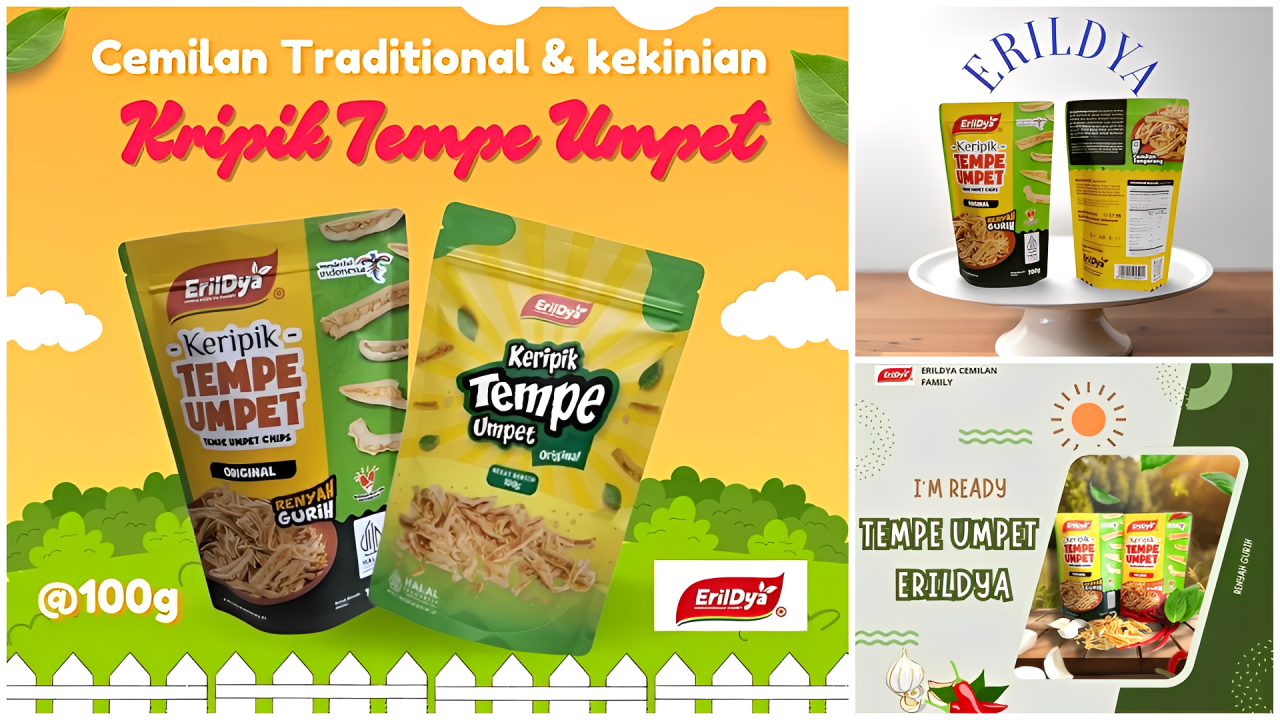 Produk Erildya Cemilan Family.