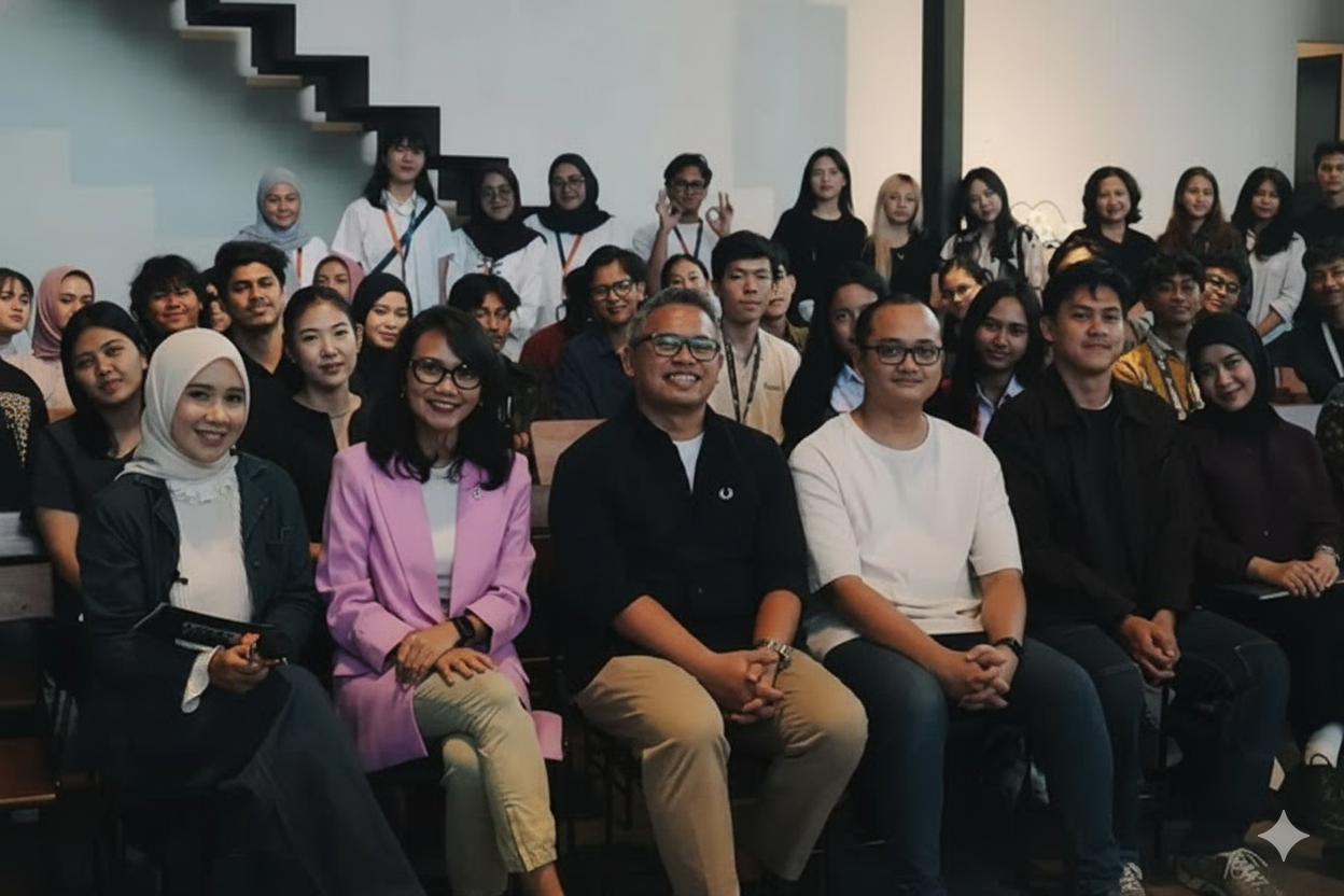 Suasana forum &ldquo;LOK&Eacute;T Talks: Navigating Event Success with Data&rdquo; di Jakarta, menampilkan sinergi data, teknologi, dan kreativitas.