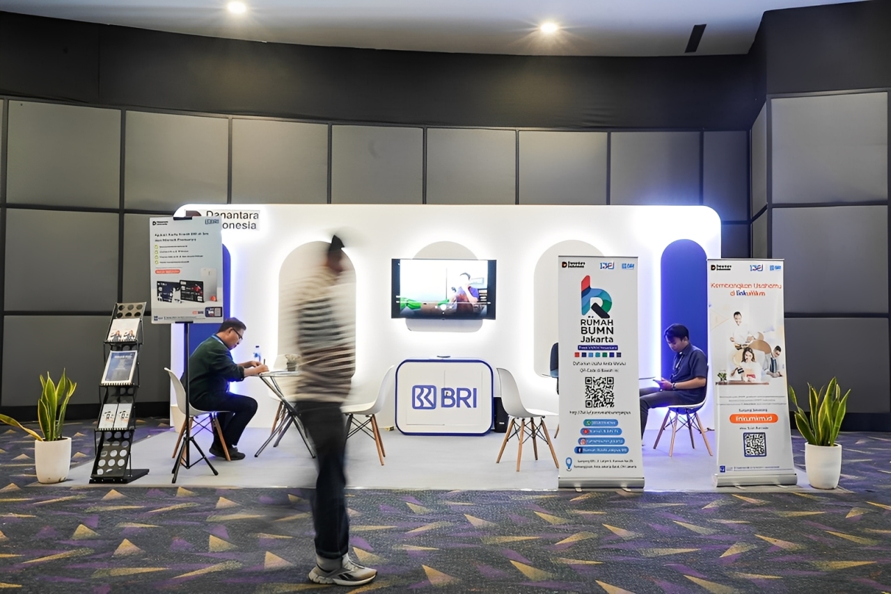 Booth BRI dalam gelaran PRABU Expo 2025.