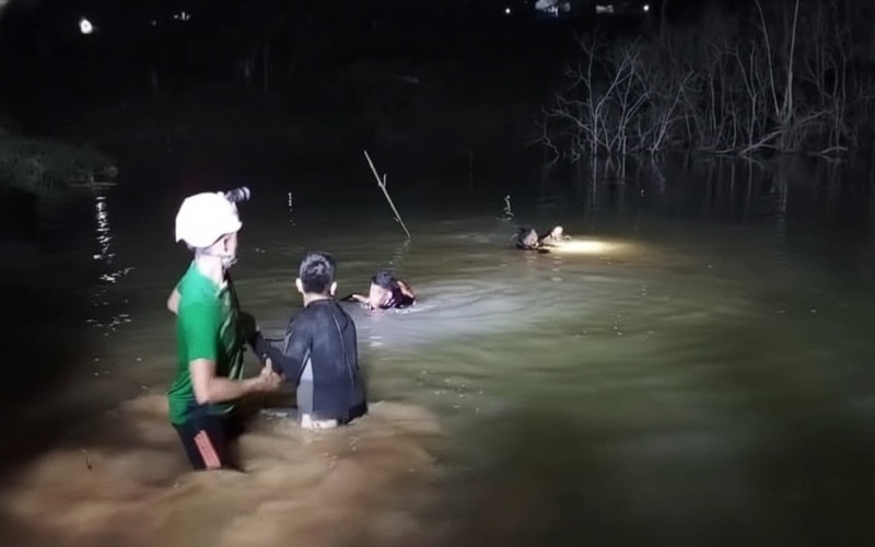 Lokasi kubangan Balikpapan Utara &ndash; visual batas wilayah dan titik tragedi untuk memperjelas konteks.
