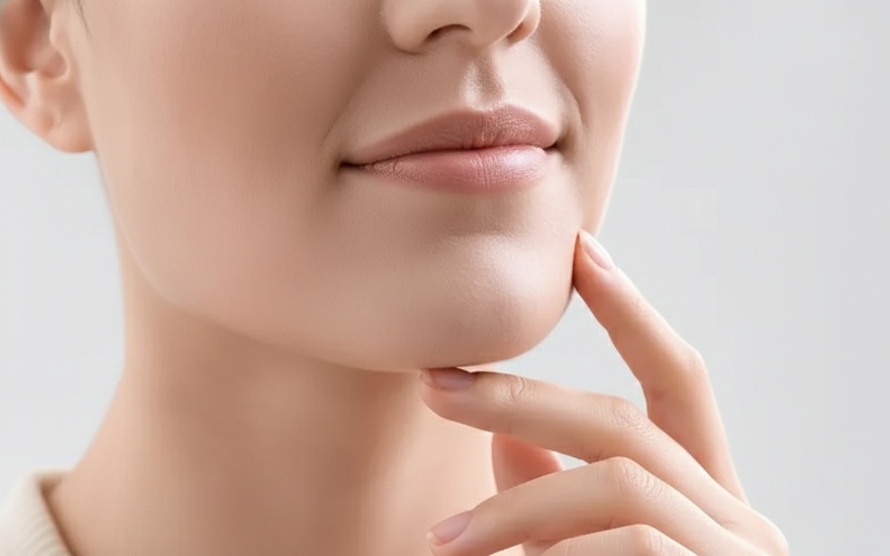 Ilustrasi dagu manusia.