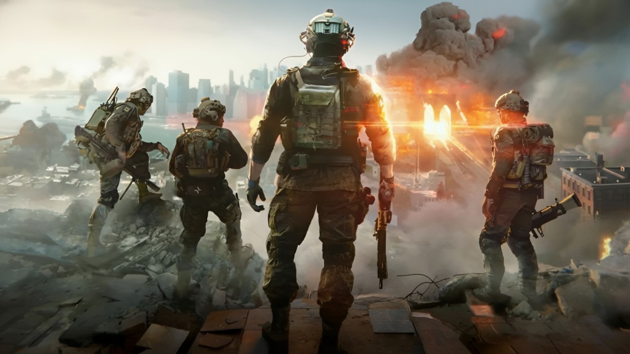 &ldquo;Battlefield 6 gameplay FPS dengan atmosfer aksi intens &mdash; visual dramatis yang memikat perhatian.&rdquo;