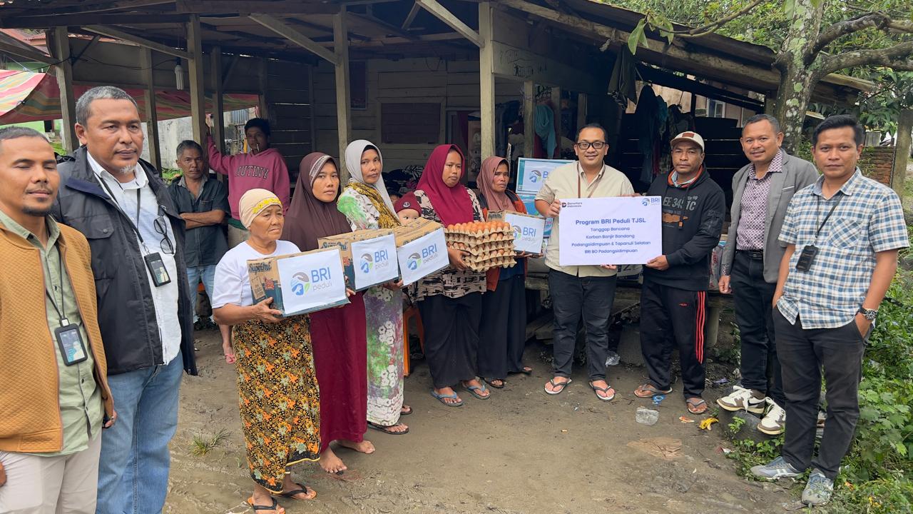 Aksi Cepat BRI Peduli Selamatkan Warga Terdampak Banjir Sumatera