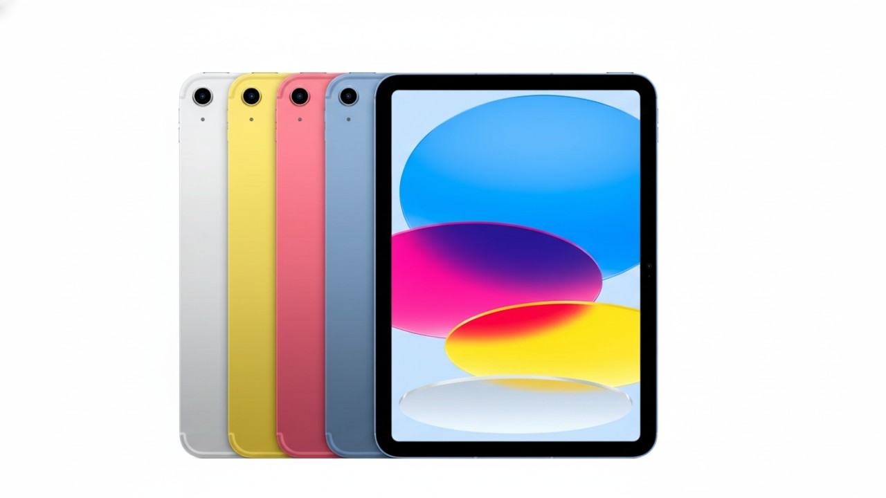 iPad 11th Gen 2025 dengan layar cerah dan desain modern, menonjolkan visual detail yang memikat.