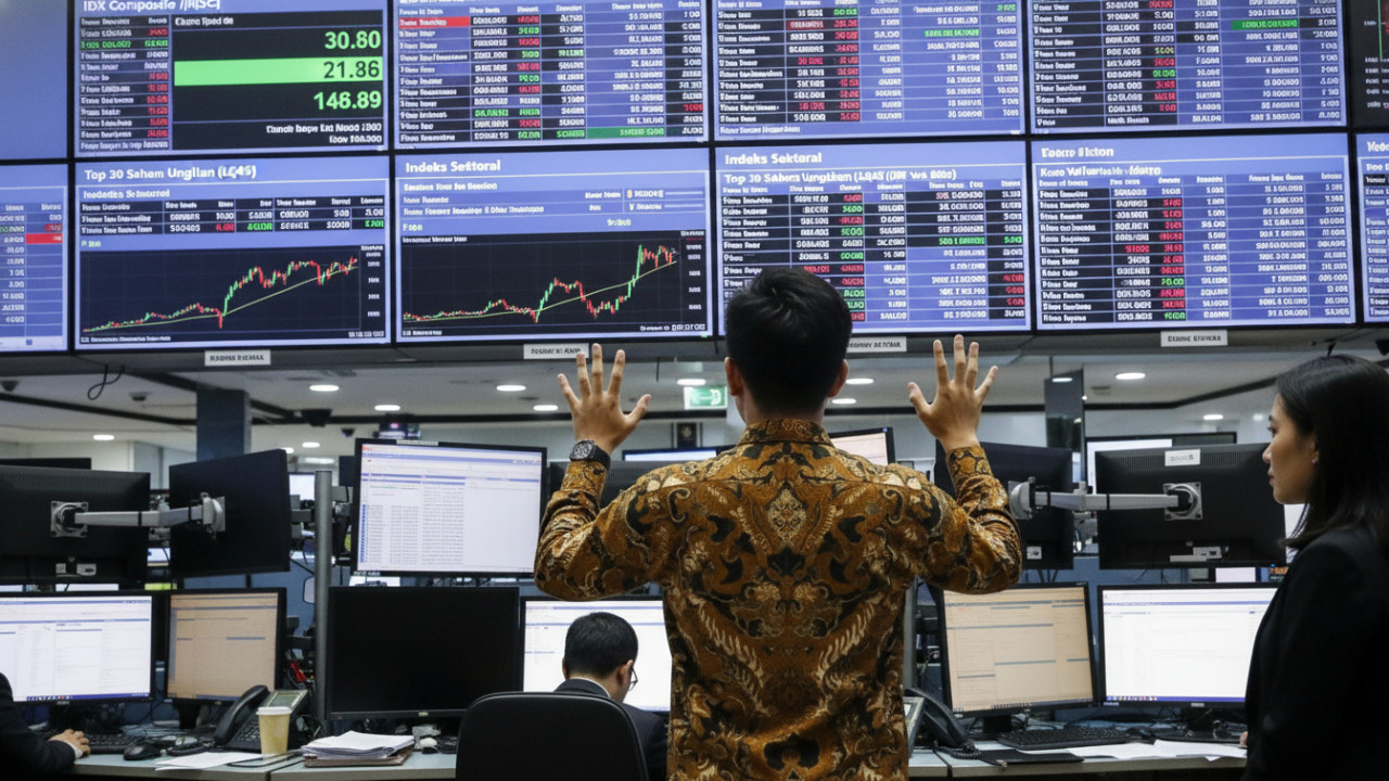 Pasar Asia rebound, grafik saham naik dengan latar peta Asia sebagai visual hook dinamis