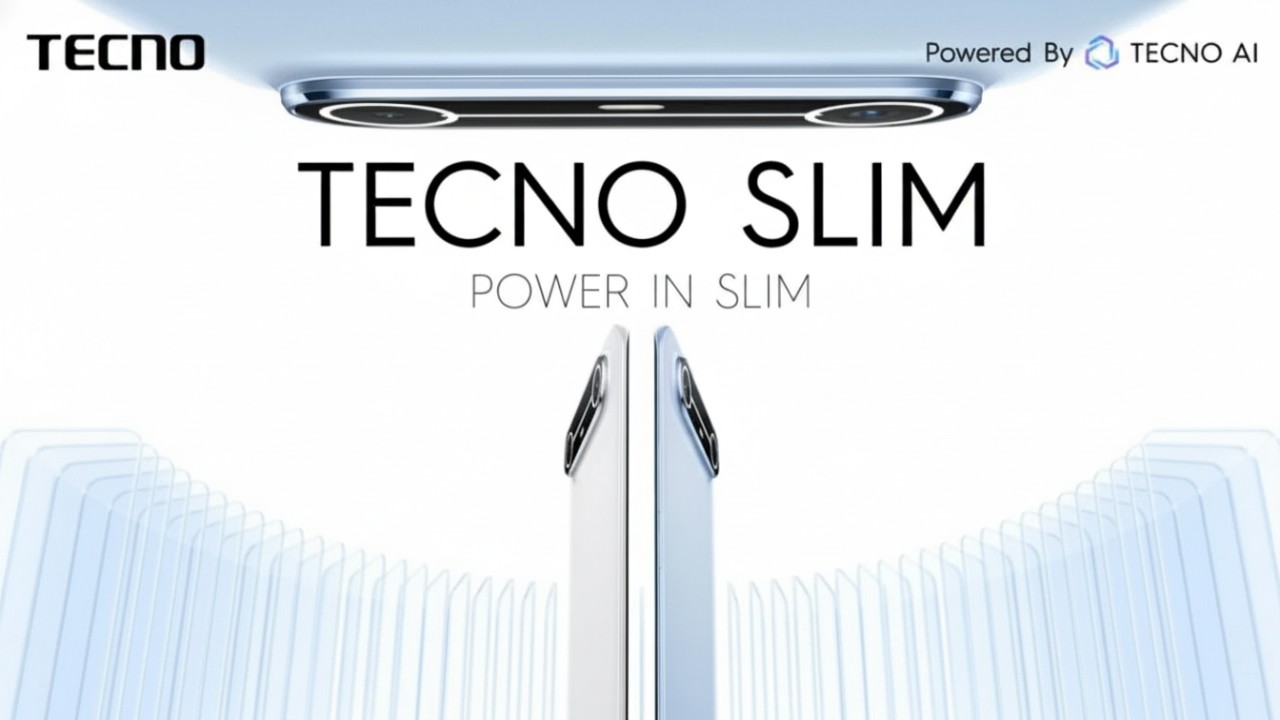 &ldquo;Tampilan premium TECNO Pova Slim 5G dengan layar AMOLED lengkung yang memanjakan mata, visual modern menarik perhatian.&rdquo;