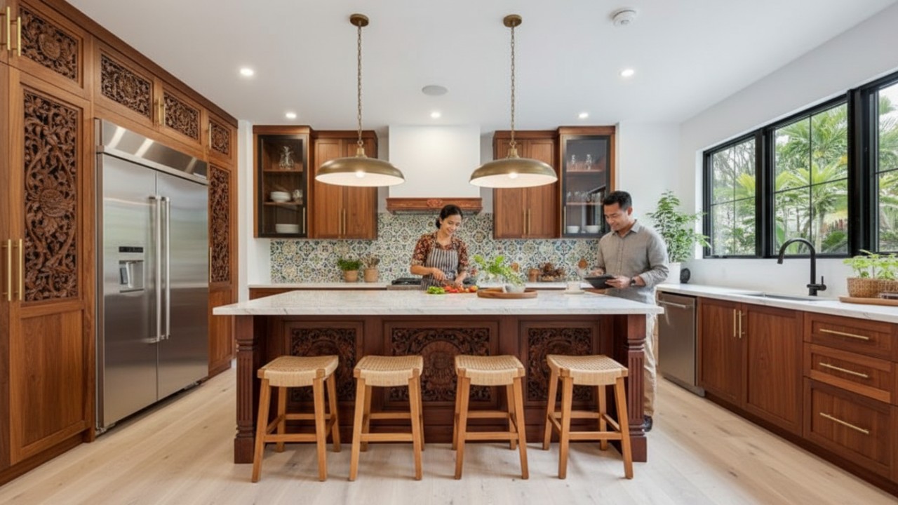 Inspirasi ruang minimalis modern dengan permainan kayu, cahaya natural, dan tekstur hangat yang membuat hunian terasa hidup.