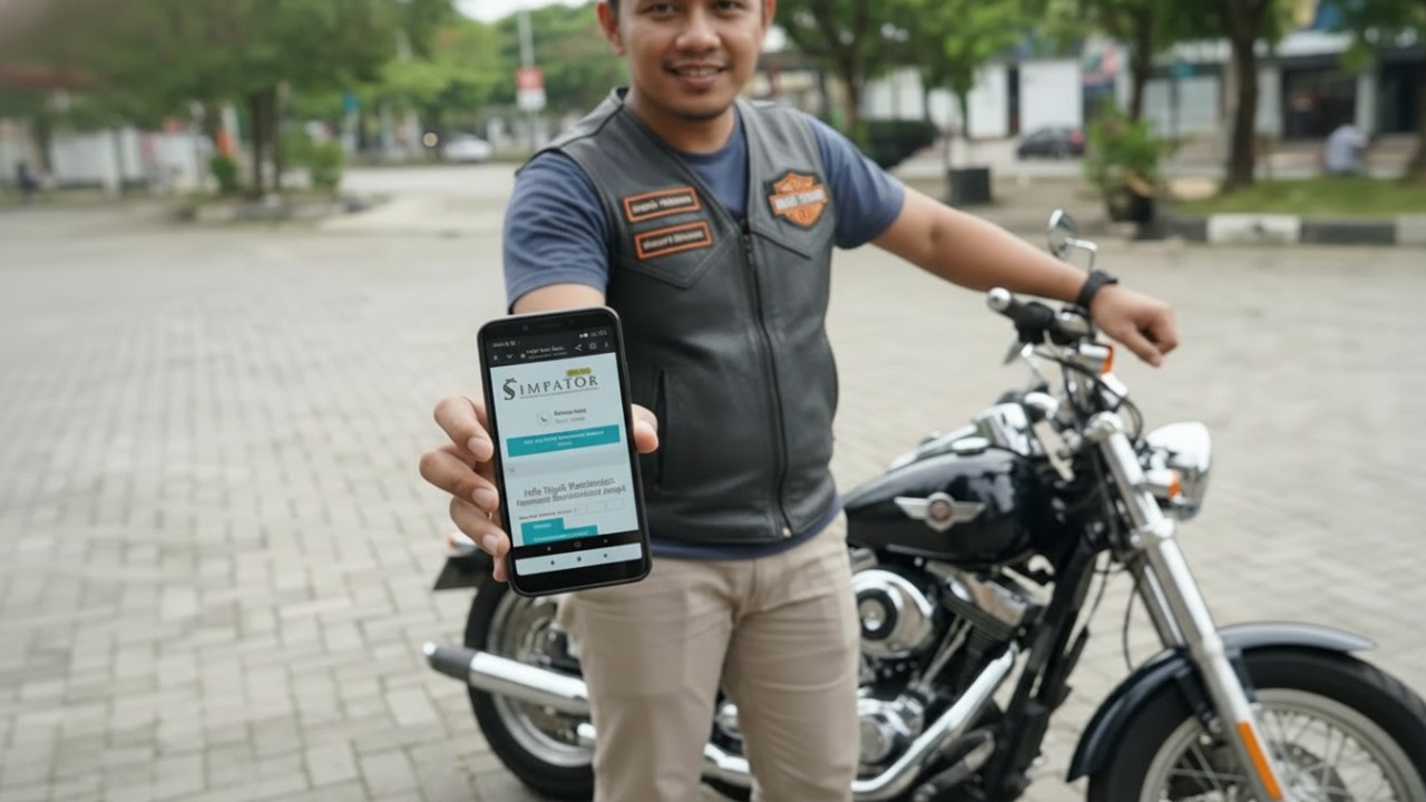 Tampilan situs Simpator Bapenda Kaltim saat warga Balikpapan mengecek PKB dan SWDKLLJ secara cepat melalui ponsel.