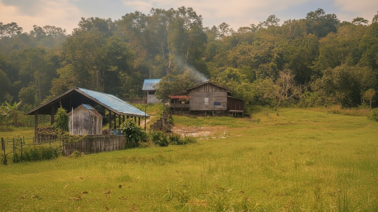 Lahan yang diproyeksikan sebagai lokasi Pasar Induk Balikpapan di Km 5,5, Kelurahan Graha Indah.