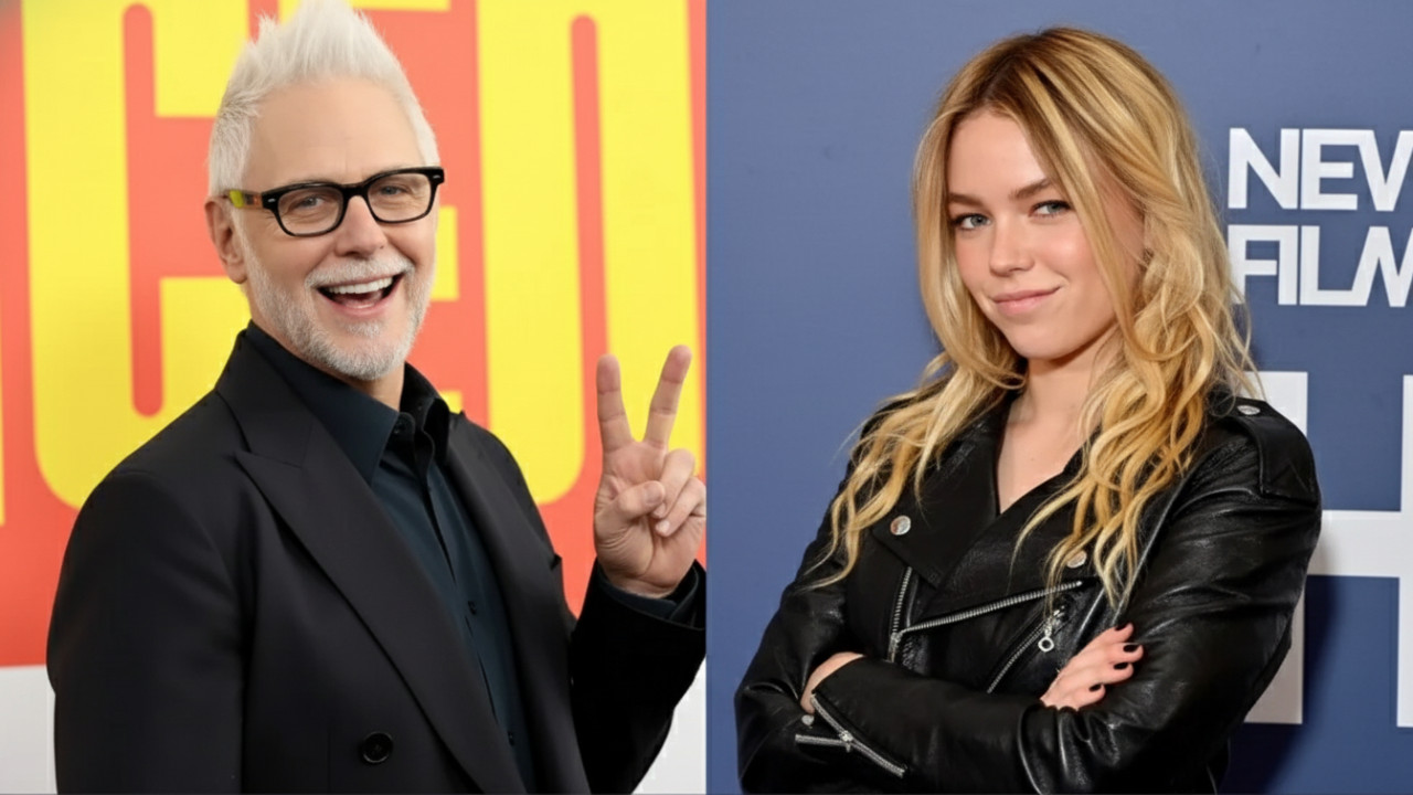 Milly Alcock dan James Gunn berdiri di panggung kecil menghadirkan teaser Supergirl terbaru dengan nuansa youth-rebel yang segar Cess.
