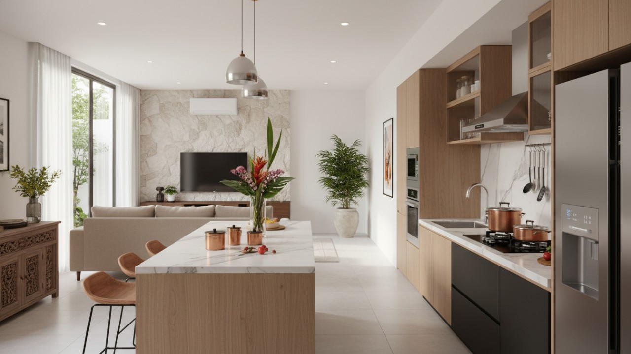 Dapur Minimalis Modern yang Menyatukan Orang, Ruang, dan Aktivitas