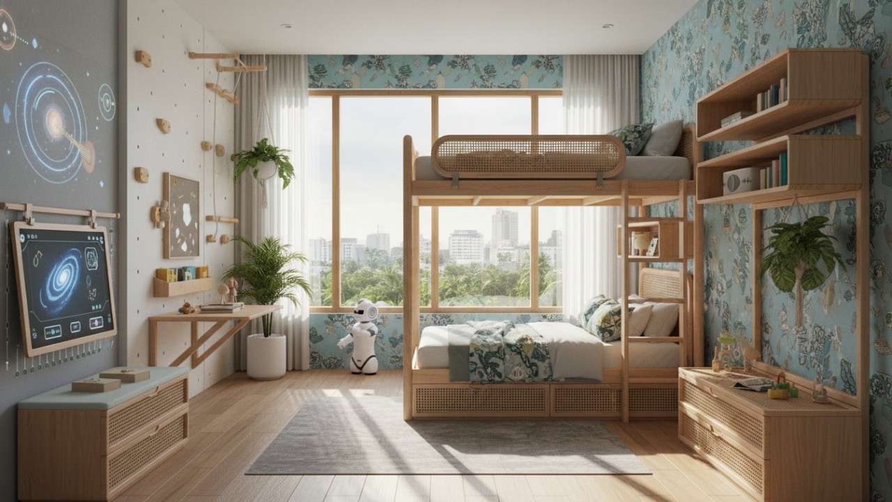 Kamar anak minimalis 2026 hadir fleksibel, adaptif, dan tumbuh bersama penghuninya. Simak info selengkapnya disini Cess!