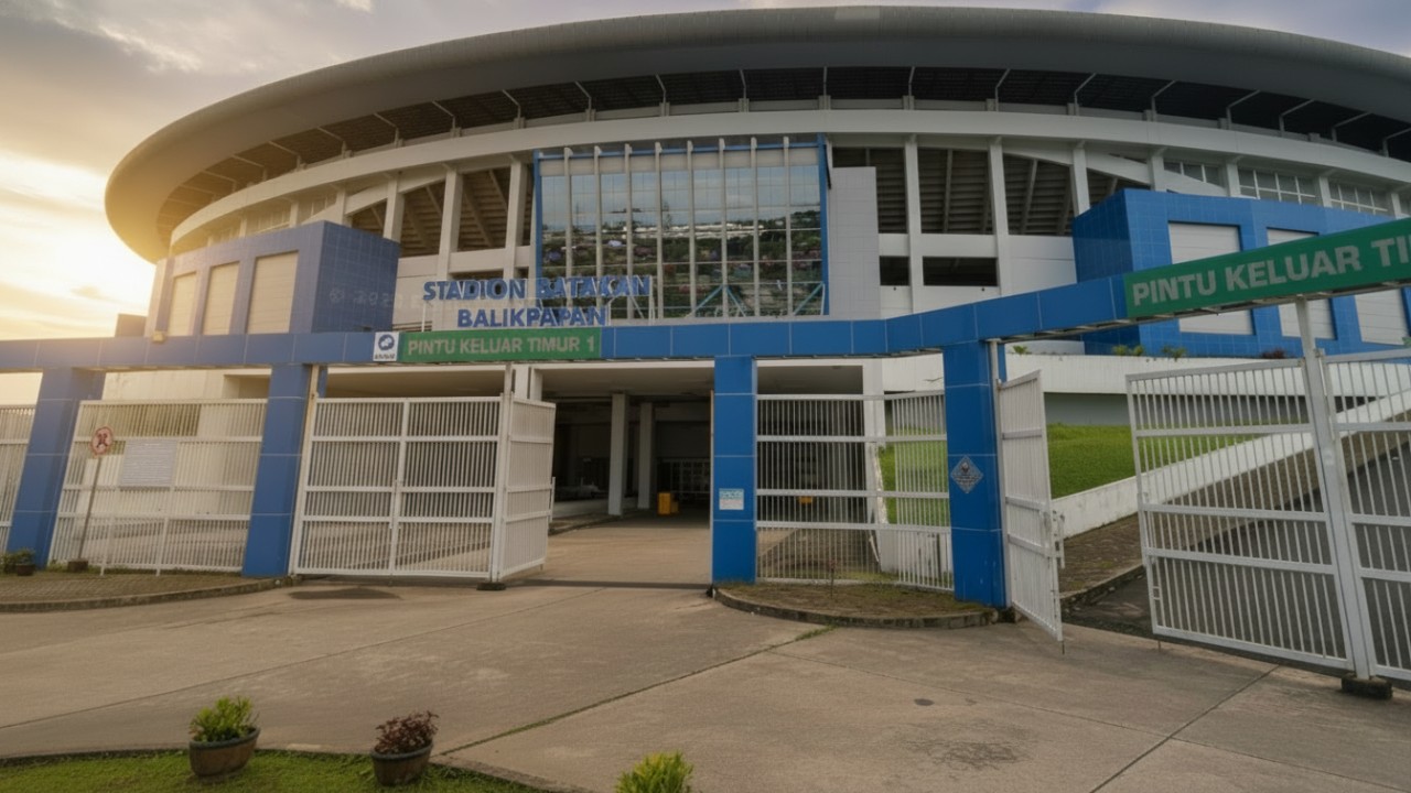 Stadion Batakan Balikpapan, salah satu aset Pemkot yang sedang dimaksimalkan untuk investasi dan kegiatan publik.