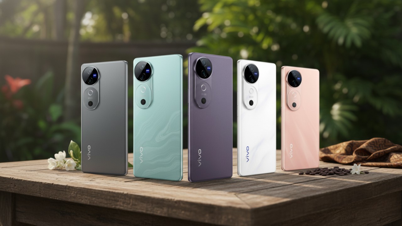 vivo V40 Series dengan desain tipis elegan dan kamera portrait andalan, siap menemani aktivitas harian pengguna aktif.
