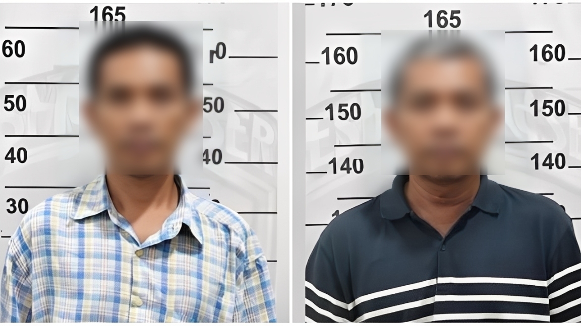 2 Tersangka yang berhasil diamankan petugas.