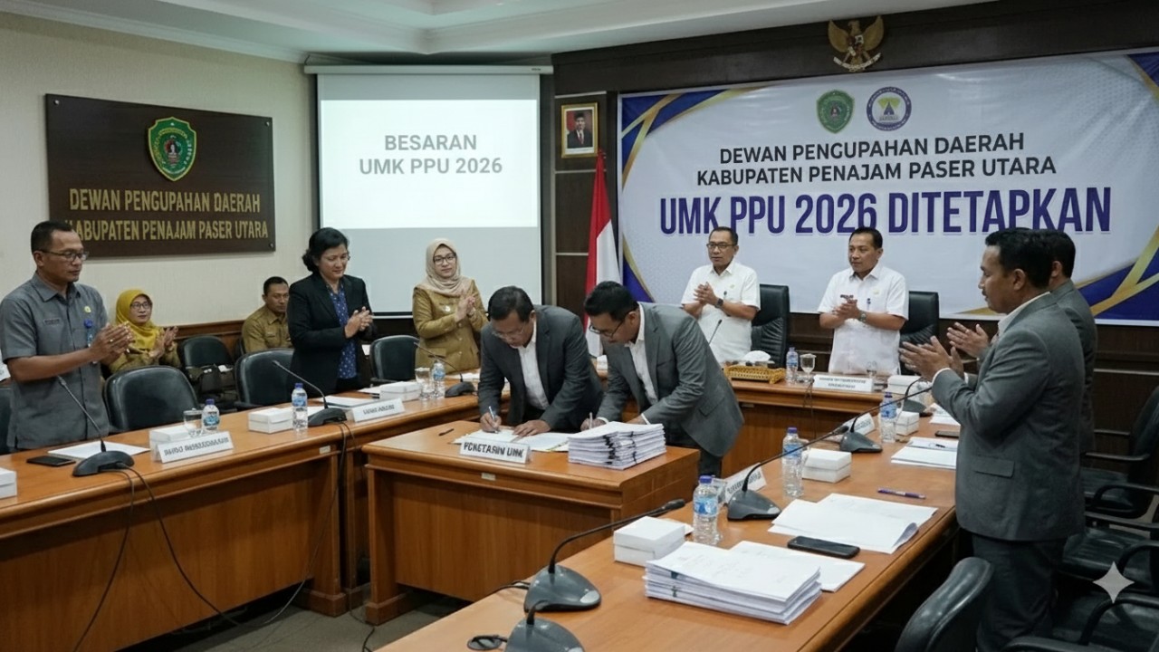 UMK PPU juga ditetapkan Rp 4.181.134 dan menunggu keputusan gubernur.