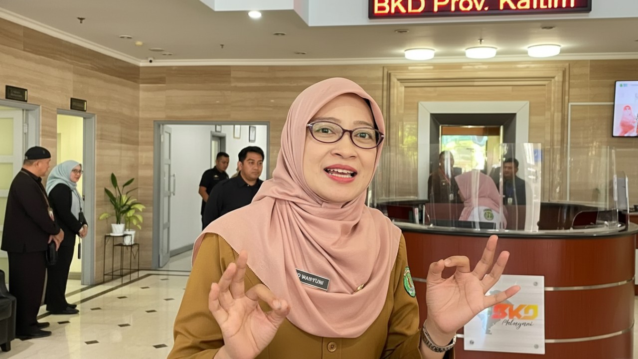 Sekretaris Provinsi Kaltim, Sri Wahyuni, Selasa, 22 Desember 2025. Kebijakan Pusat Pengaruhi Realisasi Anggaran Daerah Kaltim Tahun 2025