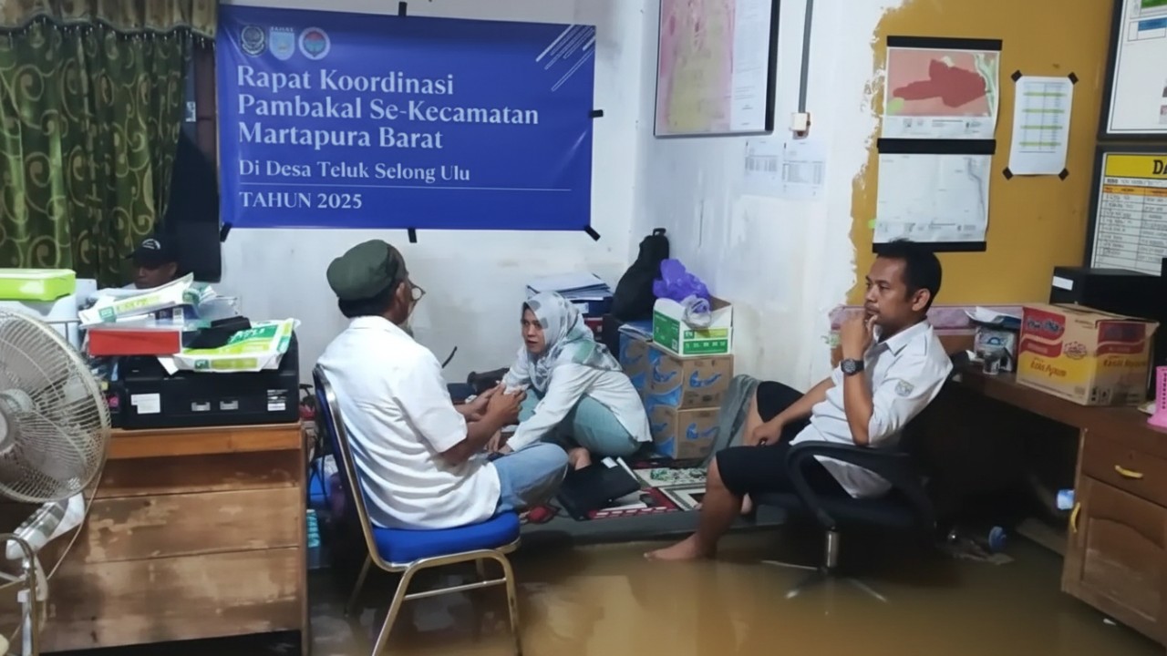 Banjir Genangan Landa 26 Desa di Kabupaten Banjar, Aktivitas Warga Terdampak