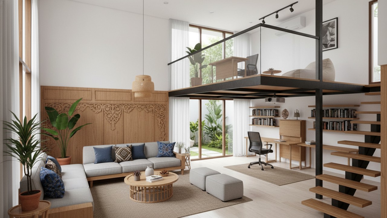 Konsep Mezzanine Favorit Hunian Modern