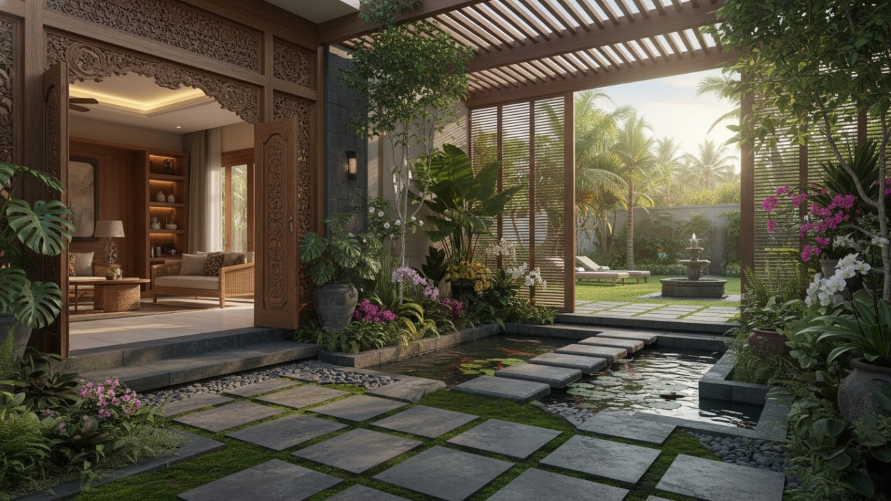 Jembatan Visual antara Interior dan Eksterior Rumah