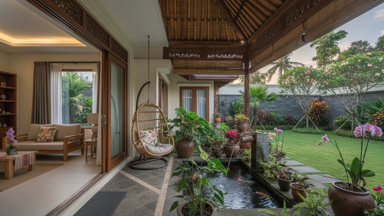 Kebun Transisi yang Tenang dan Fungsional