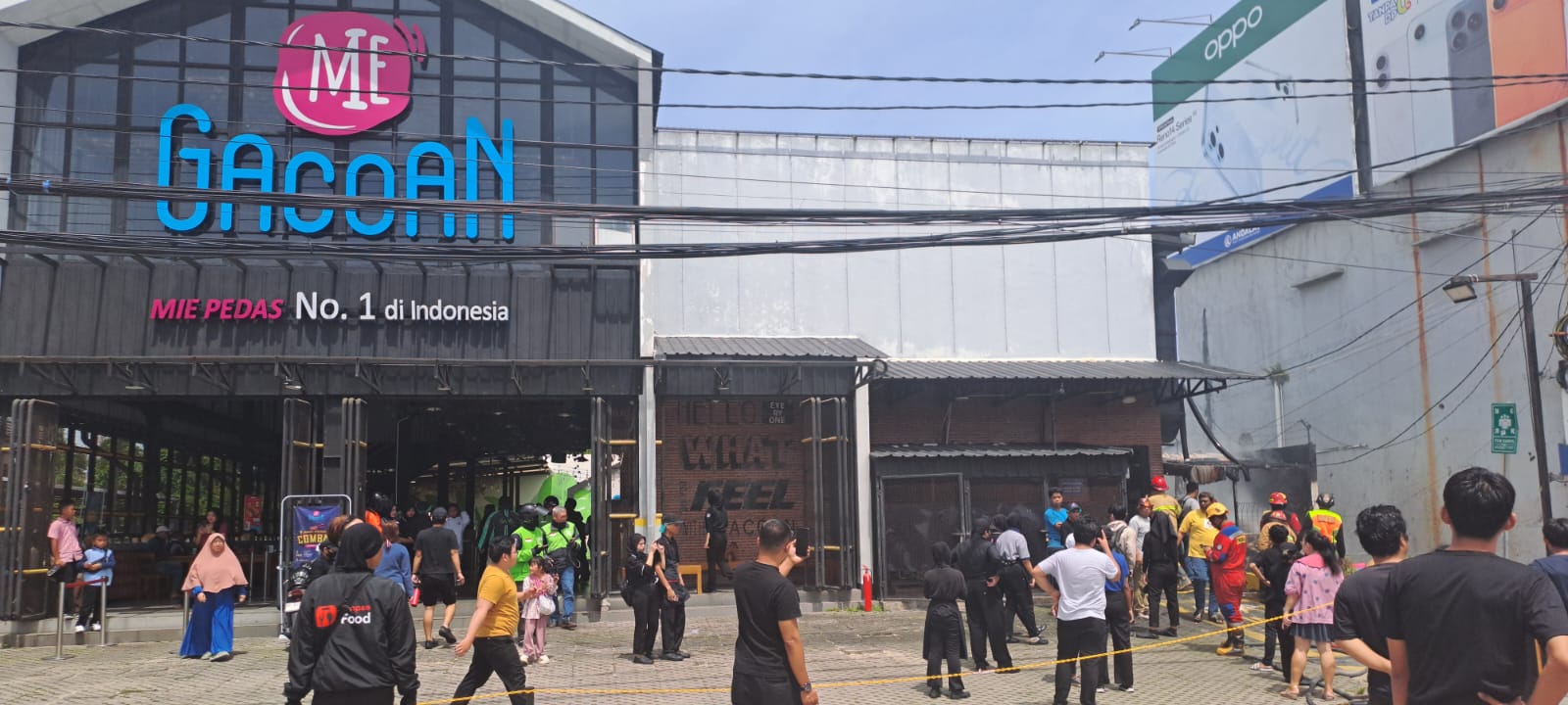 Kondisi setelah api dipadamkan
