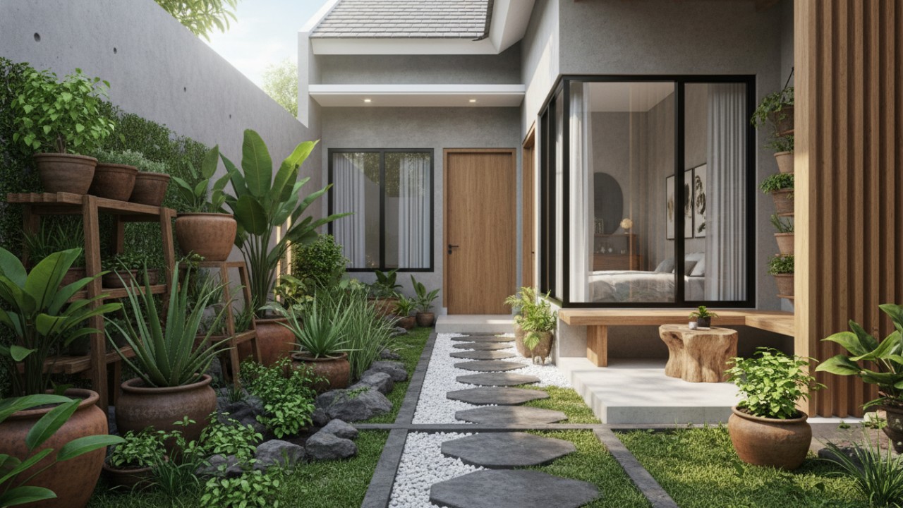Pekarangan Herbal, Elemen Strategis Rumah Minimalis Masa Depan