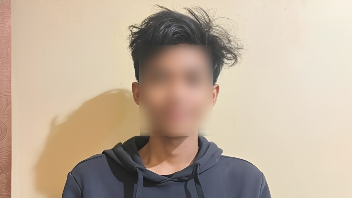 Tersangka kasus narkoba yang diamankan jajaran Polsek Balikpapan Barat.
