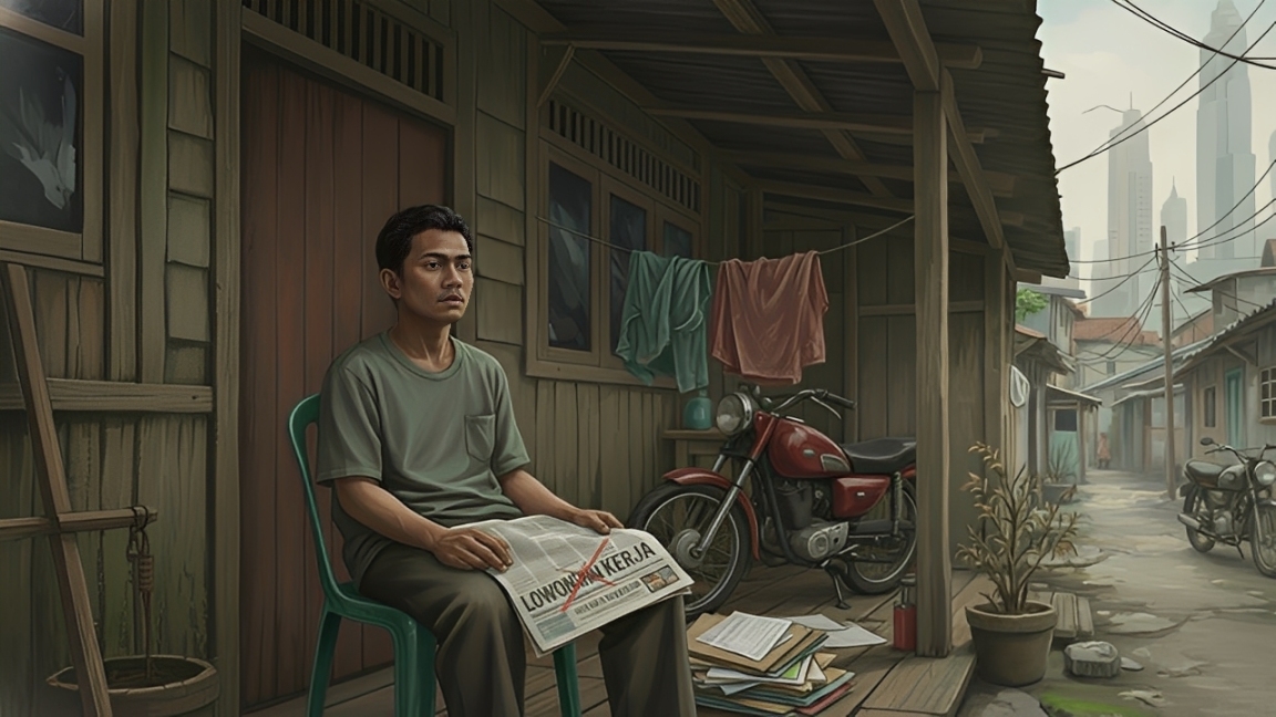 Ilustrasi pengangguran.