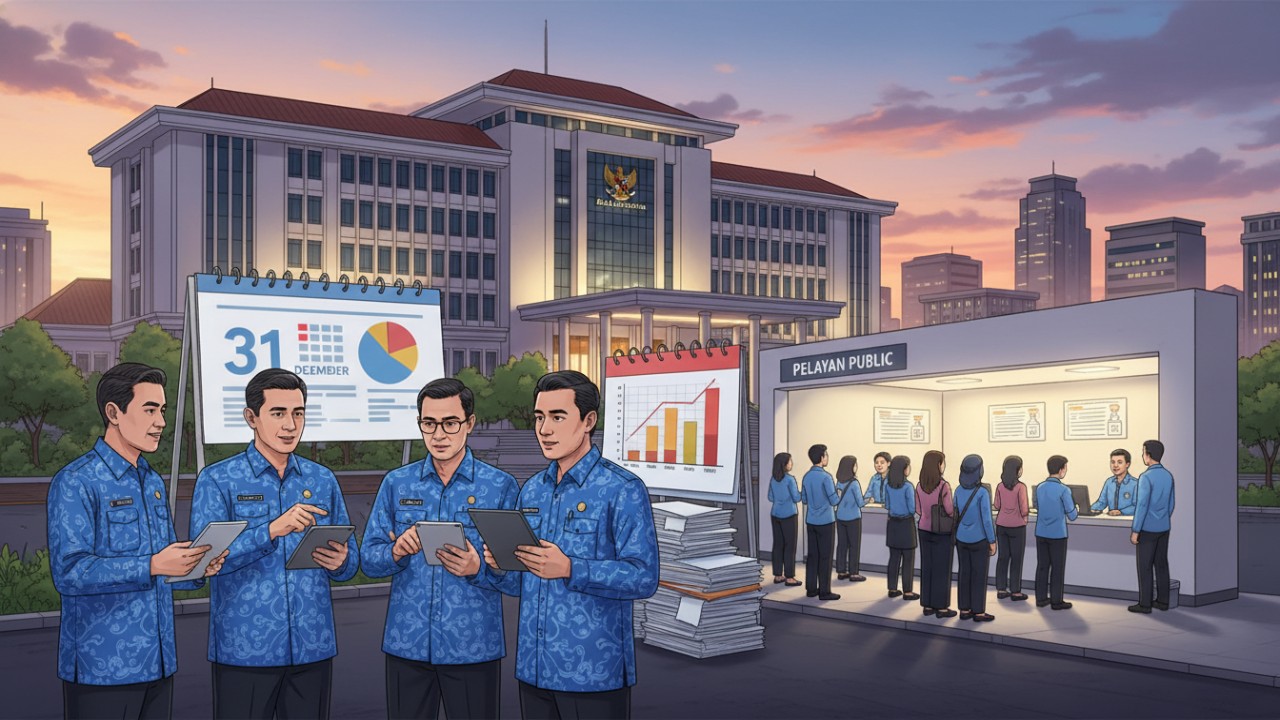 ASN Balikpapan tetap bekerja di akhir tahun sebagai simbol disiplin dan empati nasional jelang Tahun Baru.