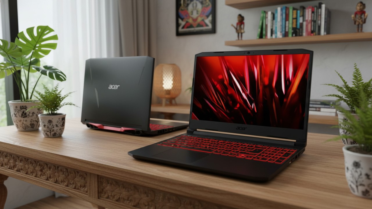 Laptop Acer Nitro dan Predator 2025 dengan desain gaming modern dan layar refresh rate tinggi.