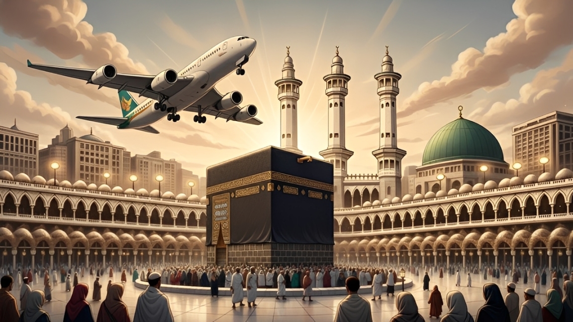 Ilustrasi penipuan travel haji.