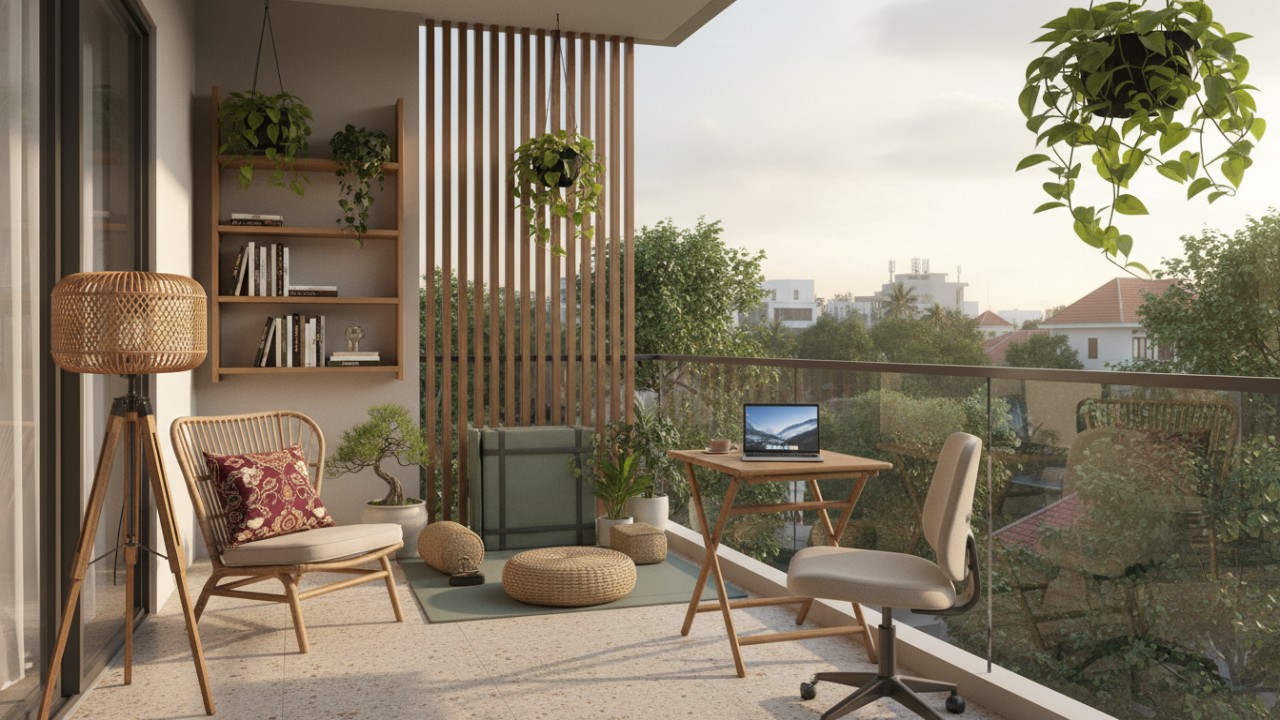 Balkon di Lantai Dua Kini Jadi Ruang Personal Favorit di Rumah Minimalis