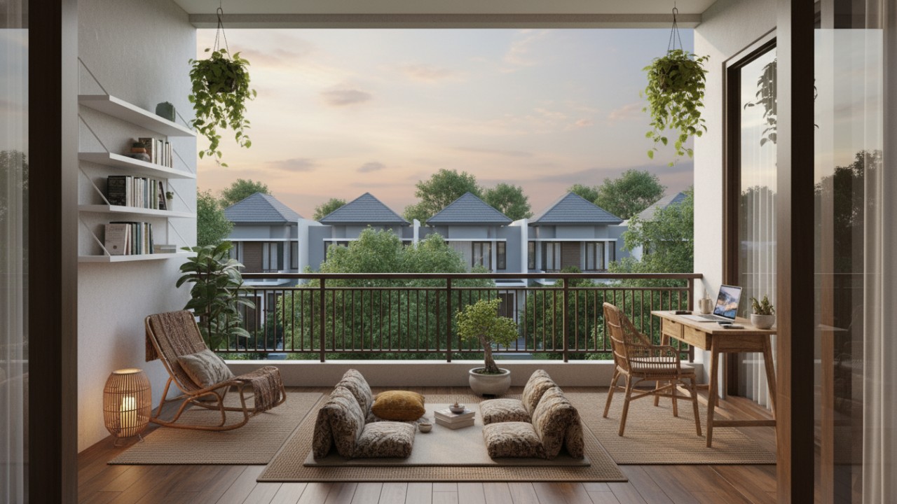 Dari Area Jemur ke Ruang Bernapas, Transformasi Balkon Rumah Minimalis 2026