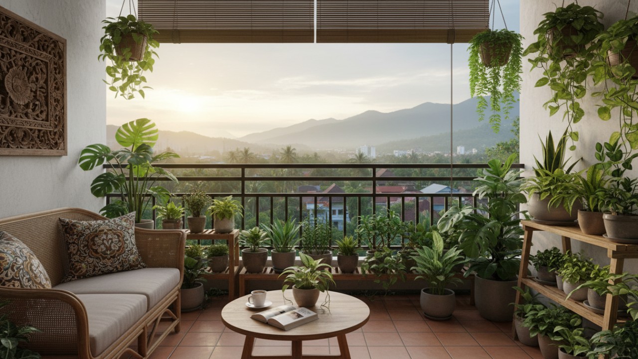 Balkon Biophilic Jadi Pilihan Hunian Minimalis 2026