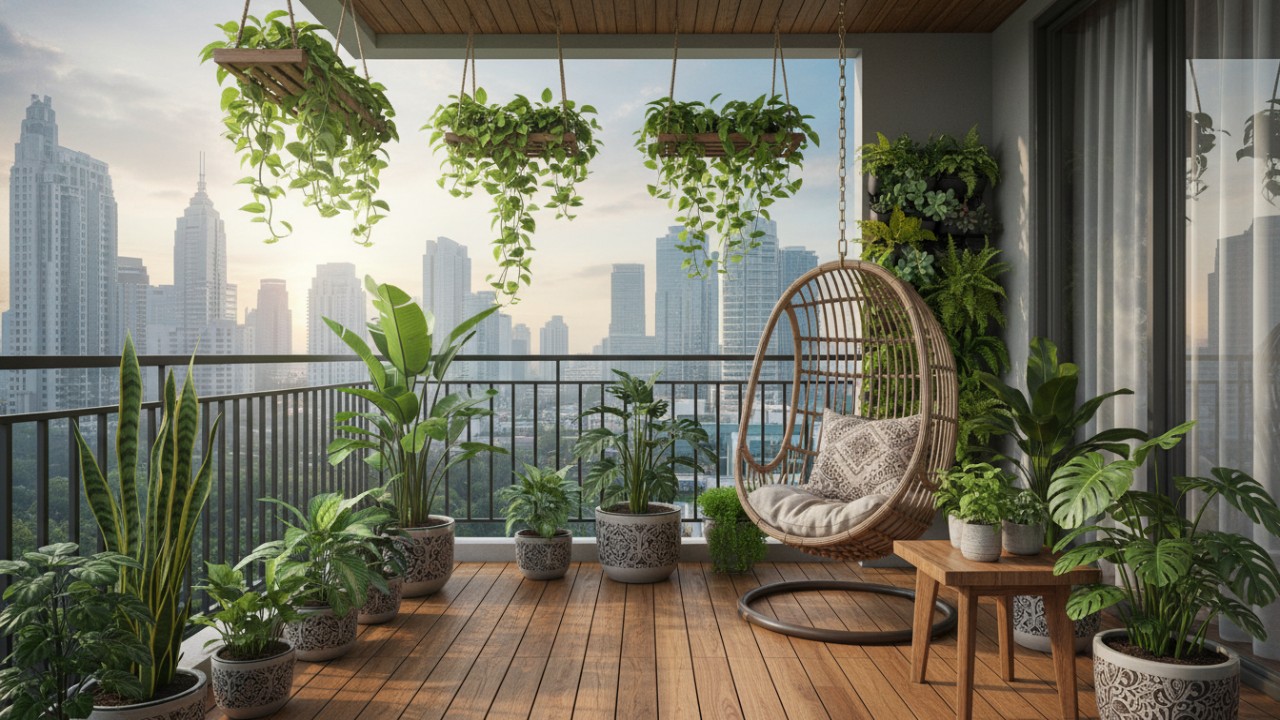 Balkon sebagai Ruang Hijau Fungsional
