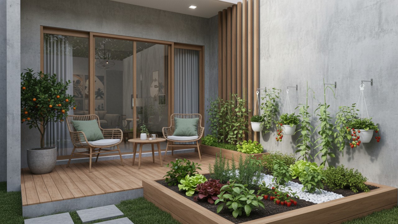 Desain Kebun Pangan Estetis untuk Rumah Minimalis Masa Kini