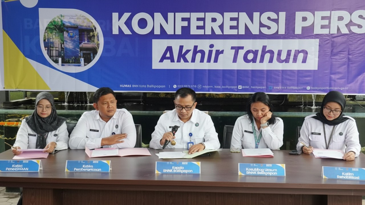 Kepala BNN Balikpapan Bonifasio Rio Rahadianto. Kinerja BNN Balikpapan 2025 Ungkap Tiga Kasus Besar Narkotika